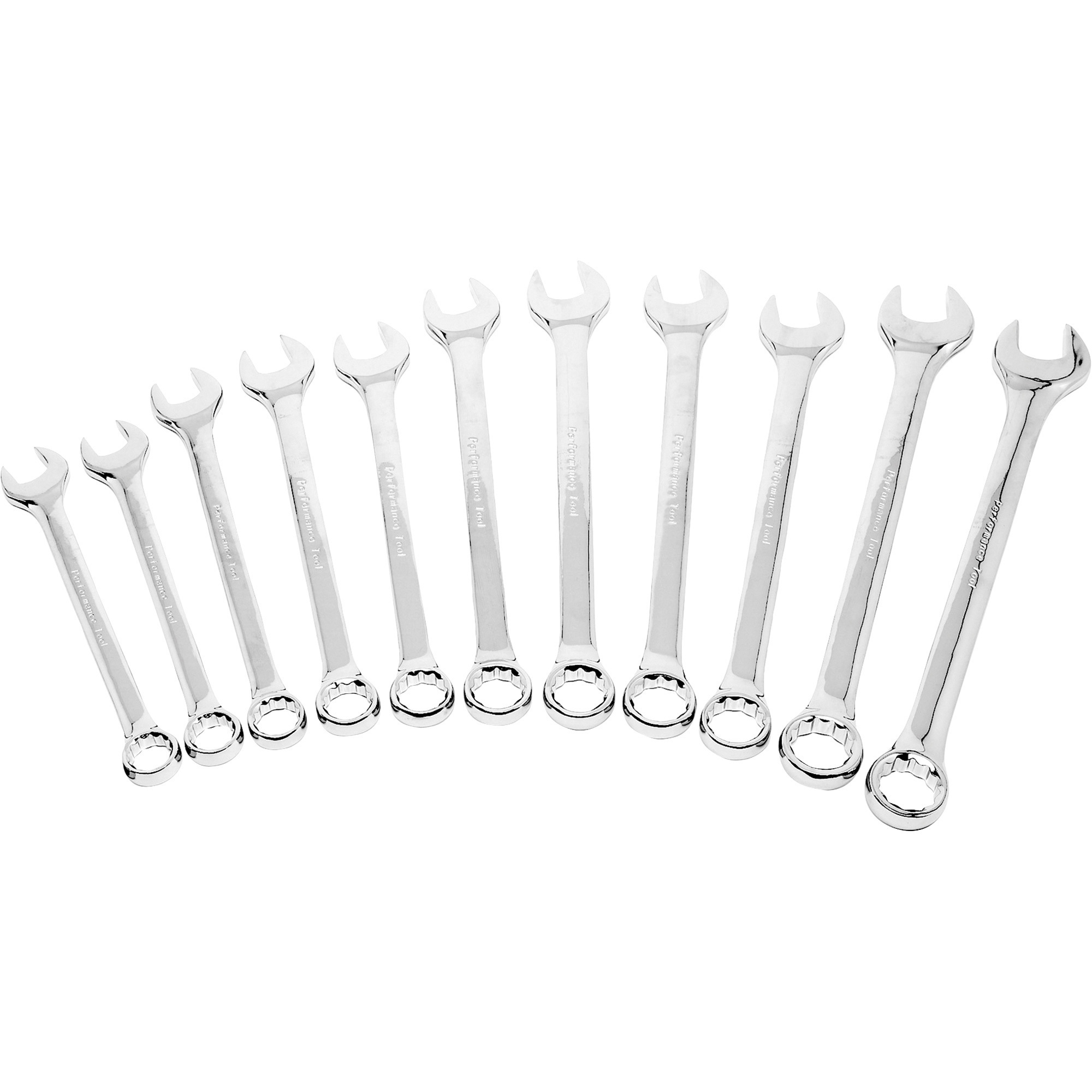 Performance Tool Combination Wrench Set, 11-Pc. SAE, Model# W1061